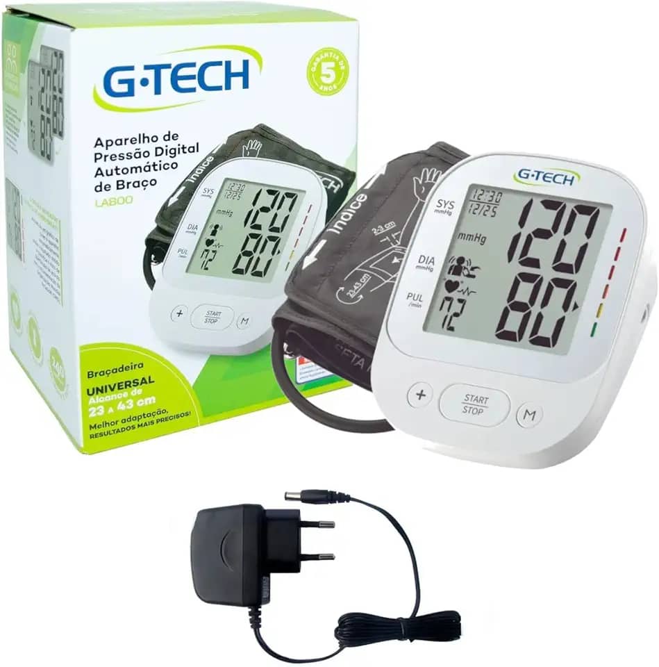 Medidor De Pressão Braço Eletrico Gtech La800 Garantia 5anos