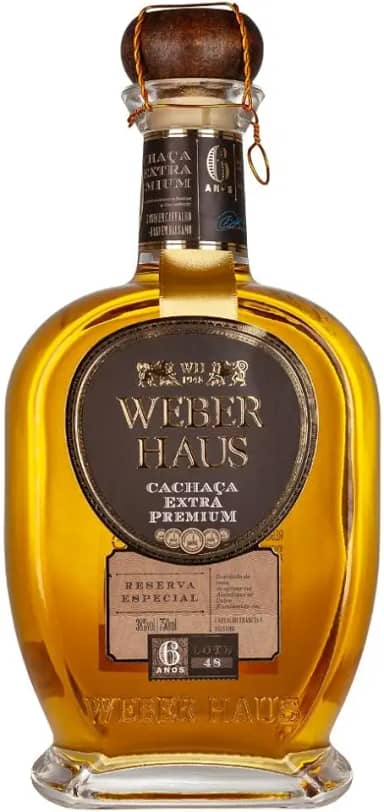 Cachaça Extra Premium Weber Haus 750 Ml