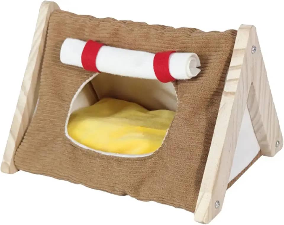 Fenteer Abrigo para Hamster E Porquinho-da-índia, marrom