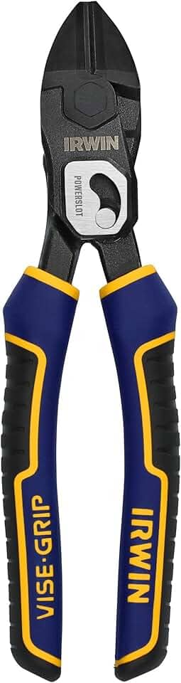 IRWIN Alicate de Corte Diagonal 8 Polegadas Vise-Grip, com Cabo Emborrachado, IWHT84001