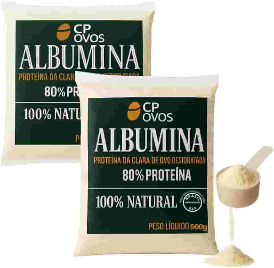 Albumina CP Ovos - 80% Proteína - Suplemento Natural 1kg