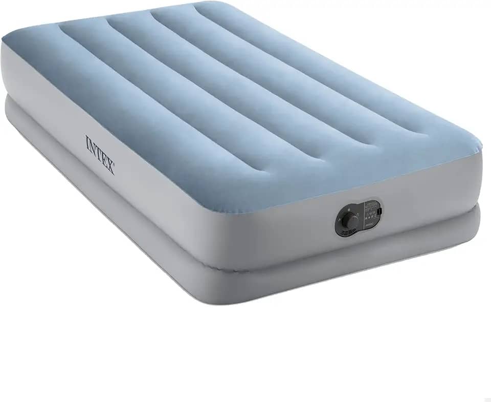 COLCHÃO ELEVADO MID-RISE CONFORTO DURA-BEAM SOLTEIRO (C/BOMBA EMBUTIDA USB) INTEX 64157