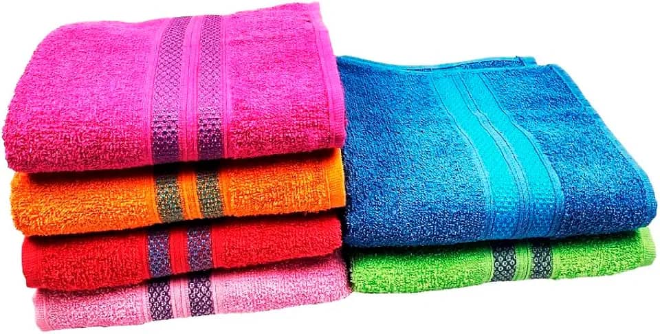 Kit 5 Toalhas De Rosto para Salão de Beleza 60x40cm 100% Algodão