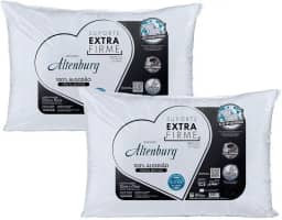 Kit 02 Travesseiros Altenburg Suporte Extra Firme 0,50x0,70m 180 Fios
