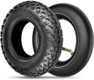 Pneu sólido 200x50 (20.3 cm x 5.1 cm), pneu off-road 20 polegadas adequado para Razor Power Core E100/ RX200/ E200, Dune Buggy, ePunk, Crazy Cart, PowerRider 360, eSpark | Tamanho de aro 11