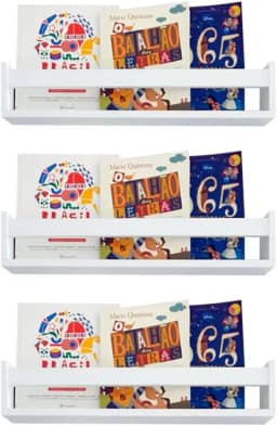 Revisteiro De Parede - Porta Revistas De Parde Kit 3 Peças