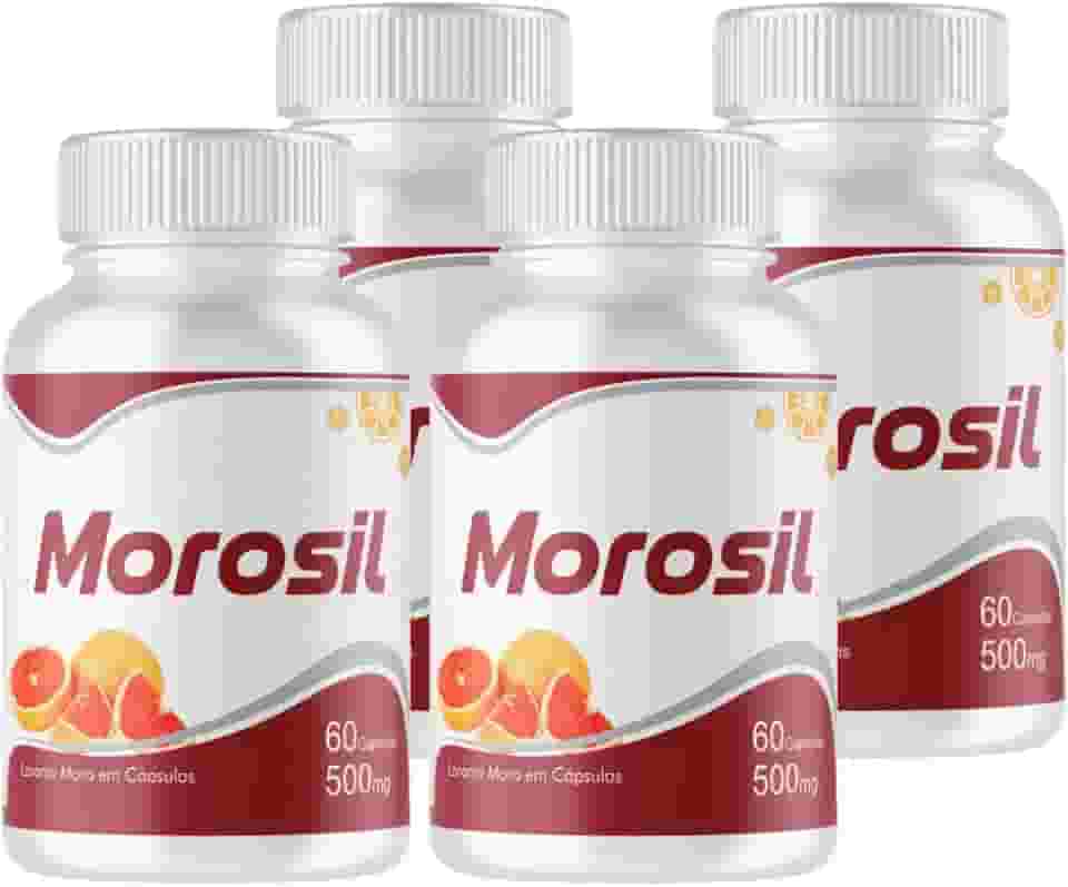 Morosil Laranja Moro 500mg 60 Cápsulas - 4 Unidades
