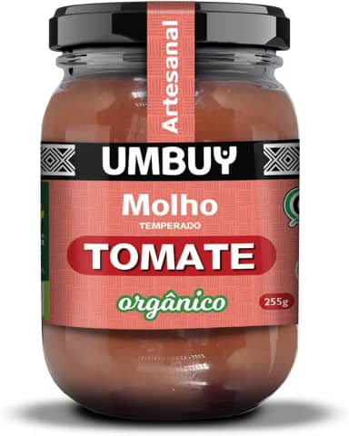 Umbuy Orgnicos Molho Orgânico Artesanal De Tomate Temperado Umbuy Orgânicos 255G