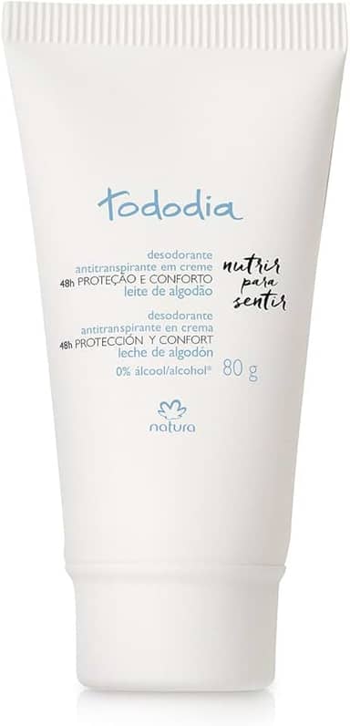 Desodorante Em Creme Leite De Algodão 80g Natura Tododia