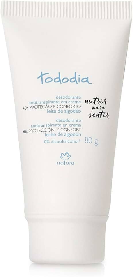 Desodorante Em Creme Leite De Algodão 80g Natura Tododia