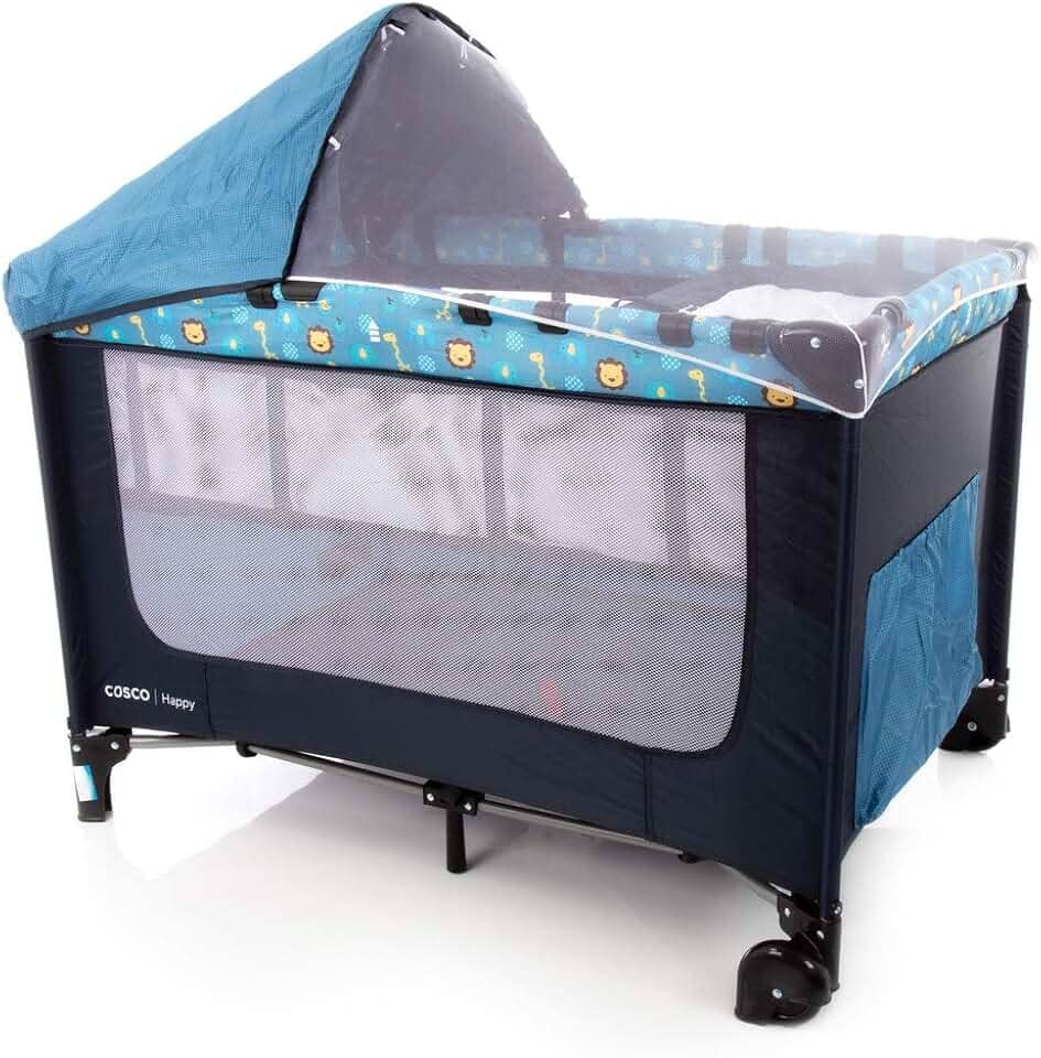 Cosco Kids, Berço Portátil Happy, 0 a 15kg , Azul