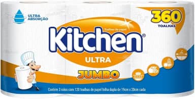 Papel Toalha Kitchen Ultra Jumbo 360 Folhas