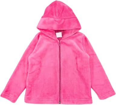 Jaqueta Fleece Casaco Infantil Peluciado Quentinho Inverno Bebê com Orelinhas Ursinho
