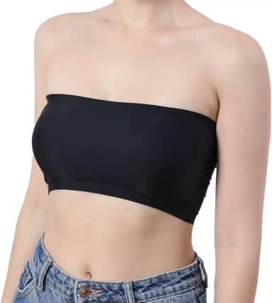 Sutiã Faixa Top Tomara Que Caia Sem costura sem Bojo