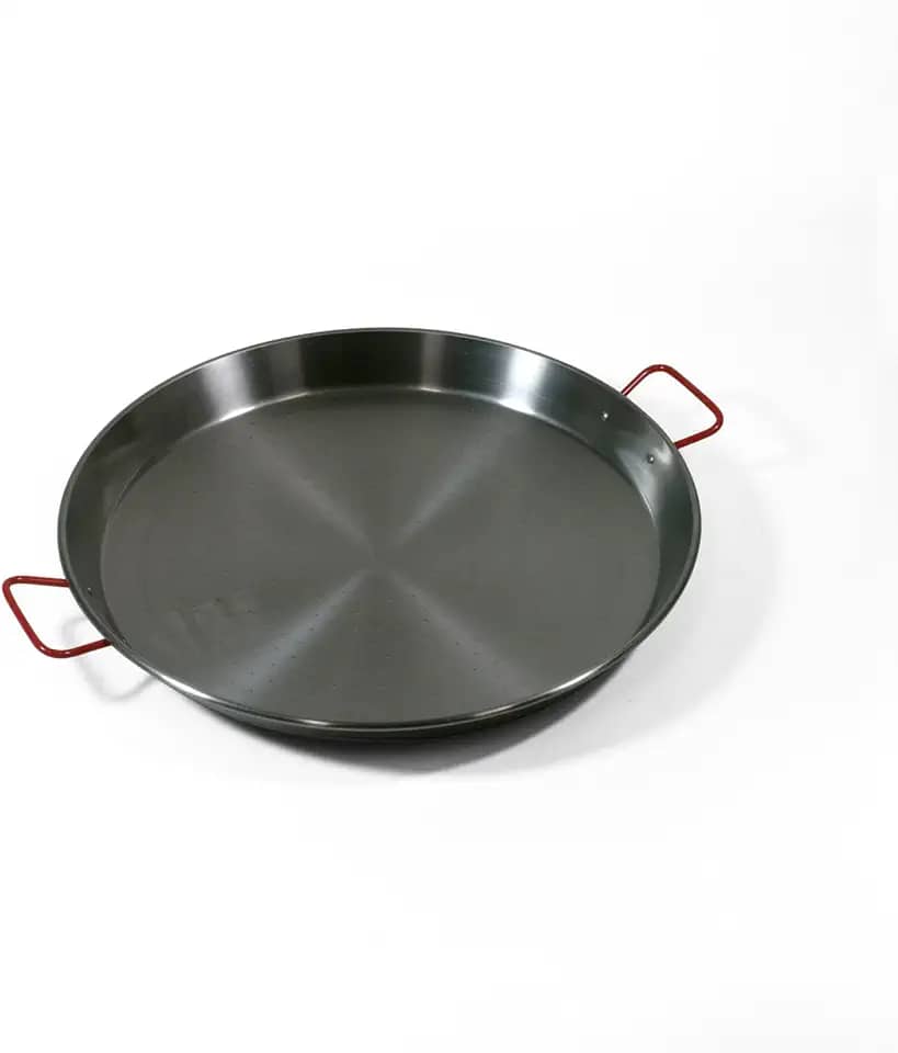 Garcima Panela de paella de aço carbono de 50 cm (20 polegadas), 50 cm