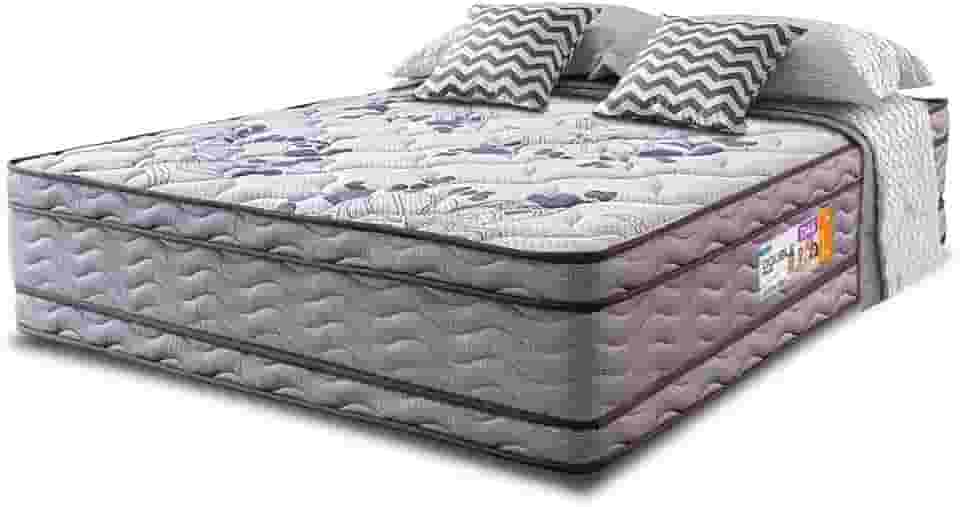 Colchão Casal Ortofirm 138x188x32 Double Face Espuma D45 Cinza