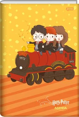 Agenda Permanente 134X200Mm 192Pgs Harry Potter Platform 9 Jandaia