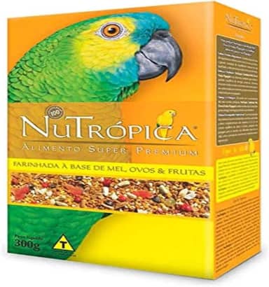 NuTrópica Farinhada Papagaio com Mel, Ovos e Frutas - 300 g