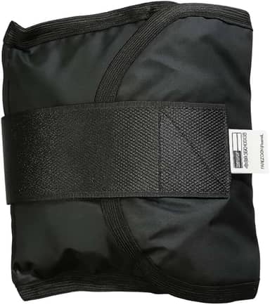 Unidade de Caneleira para Academia e Pilates, Peso 5kg, Ajuste com Velcro, Cor Preta, Acessório para Exercícios Físicos