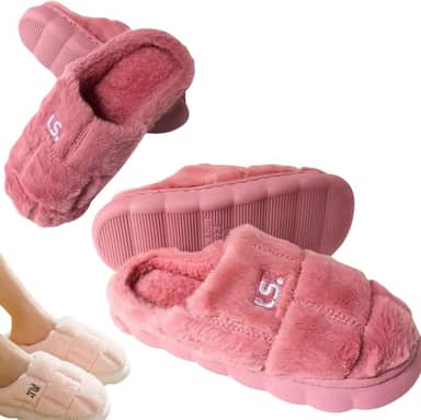 Pantufa Chinelo premium Sola Antiderrapante Super Quentinha Feminino pelucia Unissex Adultos Conforto Facilidade de Uso
