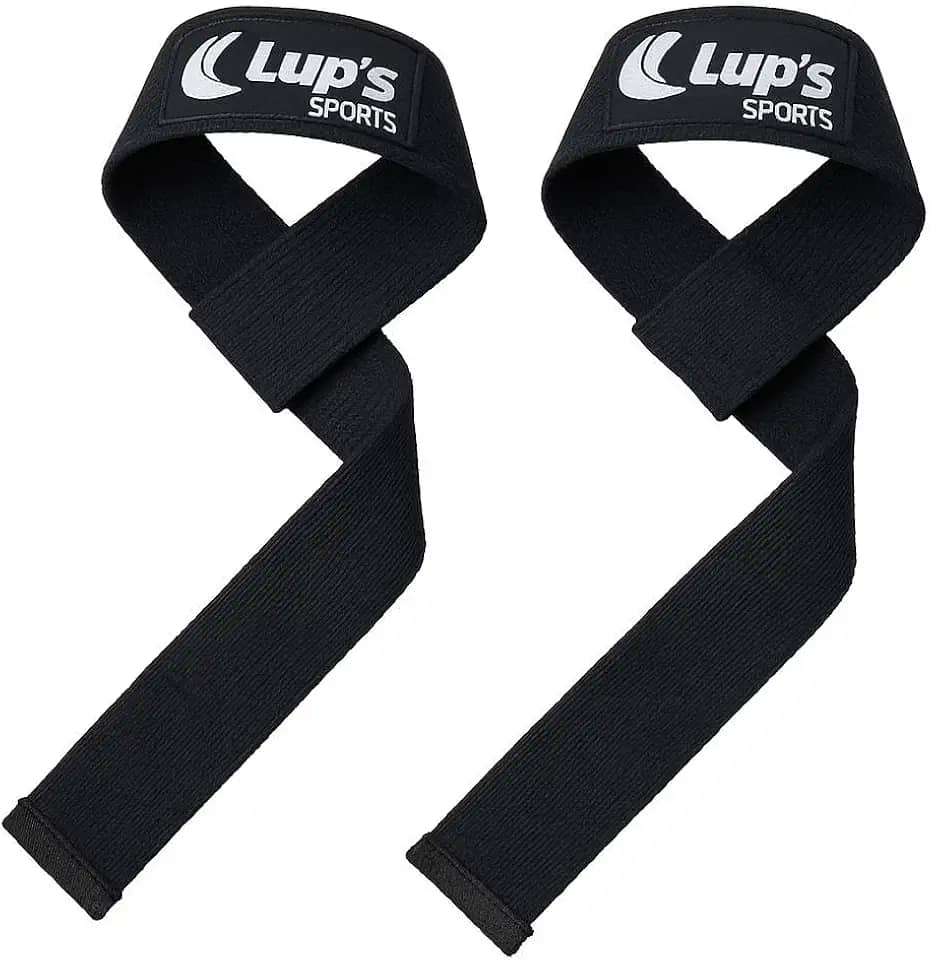 Strap Musculação - Par - 100% Algodão - Tala Lifting, Power Lifiting, Levantamento De Peso - Unissex