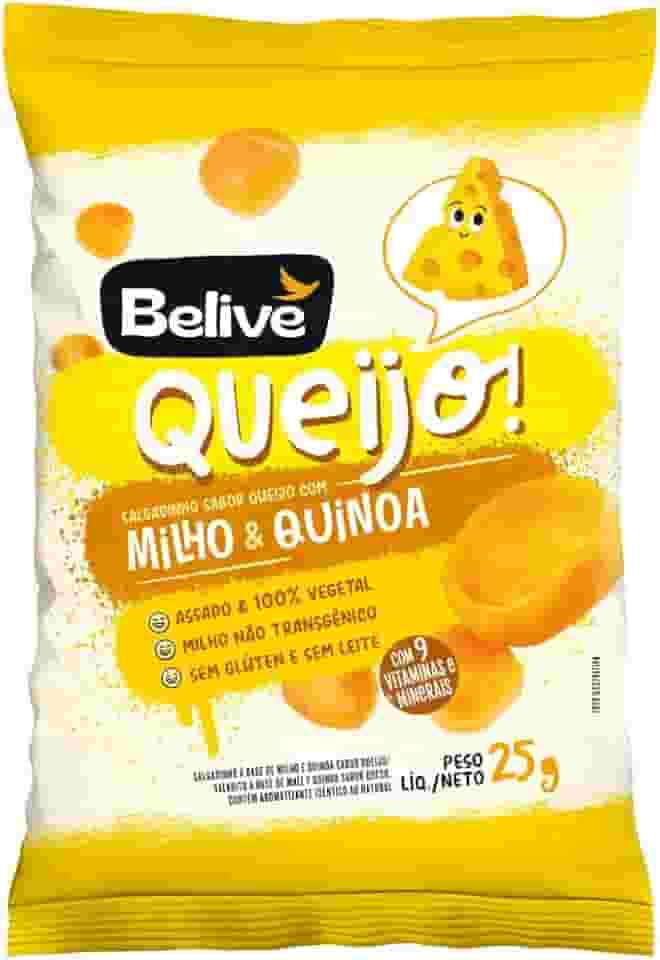 Salgadinho Kids sabor Queijo Sem Glúten Sem Leite Belive 25g