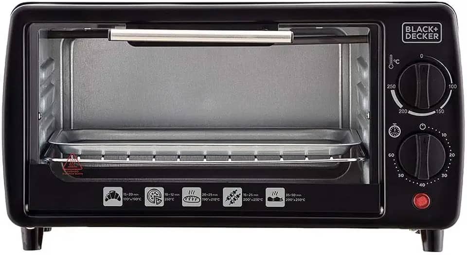 BLACK+DECKER Forno Elétrico, Bake Chef Mini, Assa, Tosta e Grelha, com Capacidade 9L, Modelo FT9, 110V