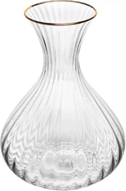 WOLFF - Decanter de Cristal Ecológico com Fio de Ouro Optic 1,5L
