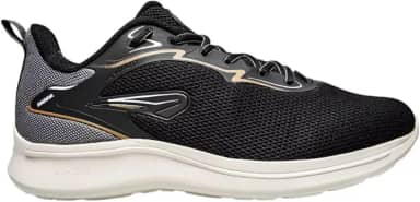Tenis Rainha Fire Ii Preto/Cinza/Dourado,40