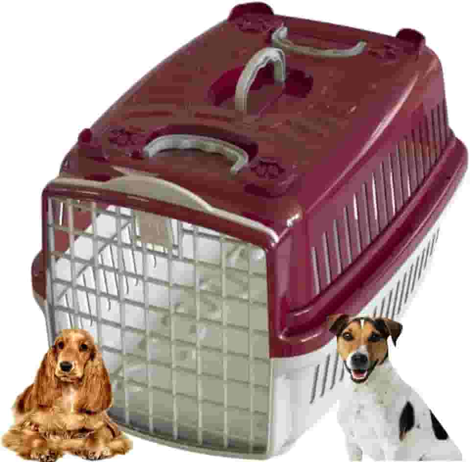 Caixa De Transporte N°4 Para Cachorro Médio Porte Avião Pet Shop Veterinário