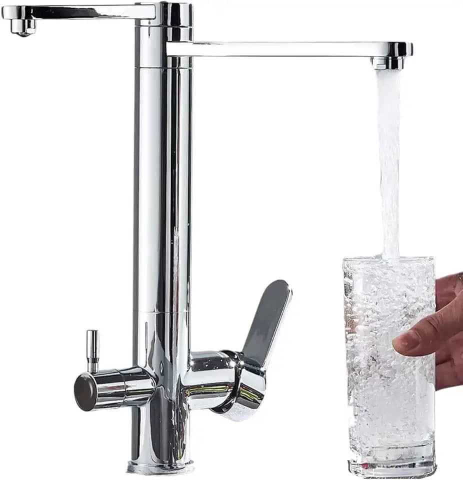 Torneira de Cozinha Gourmet com Suporte Filtro de Bancada Monocomando