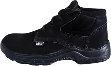 Coturno Botina Bota Couro Legitimo Trabalho EPI Segurança CA Bico PVC Masculino Feminino Unissex MXC BRASIL