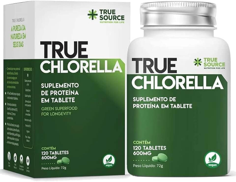 True Source True Chlorella 600Mg - 120 Tabletes -