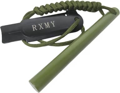 RXMY Ferramenta de sobrevivência para acionador de fogo, 12 cm, haste de ferro, acendedor de pederneira, um kit para sobrevivência na natureza. 5 (longo) x 1/5.1 cm (diâmetro)