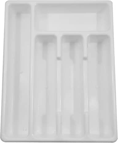 Porta Talher Plástico Grande Facilita Branco