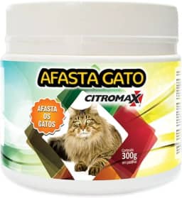 Afasta Gato e Gambas Espanta Repele de forma natural do quintal telhado muro pote com 300g produto em pastilhas