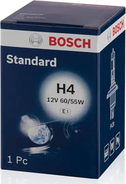 Bosch Lâmpada de Farol H4 Bosch Pure Light - 12V 60/55W Halógena
