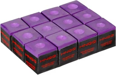 HNQQ Pacote com 12 gizes de sinuca, acessórios de mesa de bilhar para uso doméstico/torneio, giz de bilhar (7 cores disponíveis)