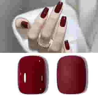 Wimocasy Esmalte de gel 7 ml primavera verão pastel esmalte de gel meninas mulheres imersão LED UV esmalte para salão doméstico arte de unhas faça você mesmo, vinho tinto