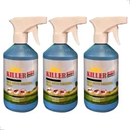 Kit 03 Spray de Pulgas e Carrapatos Para Pulgas, Carrapatos e Sarna - Aplicação para cães, gatos e Ambientes 250 ml