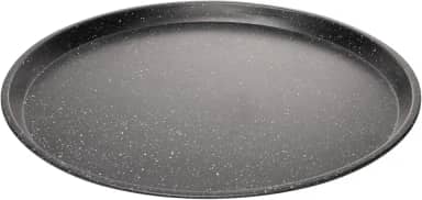 LYOR - Assadeira Redonda Antiaderente de Aço Carbono Granilite 35,5cm x 2cm - Cor Preto