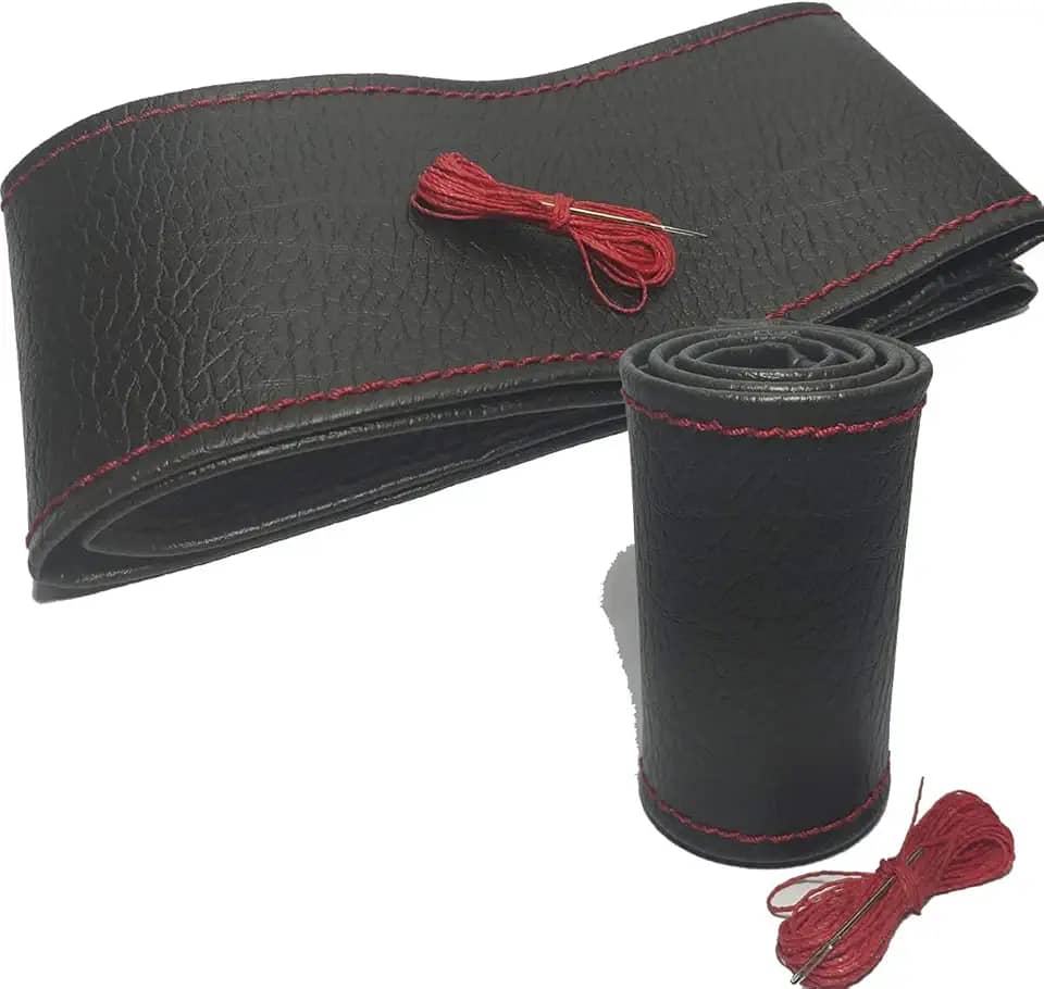 Gti Capa de volante couro Preto