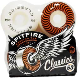 Spitfire Rodas de skate série clássica - Conjunto de 4, 53 mm - Laranja