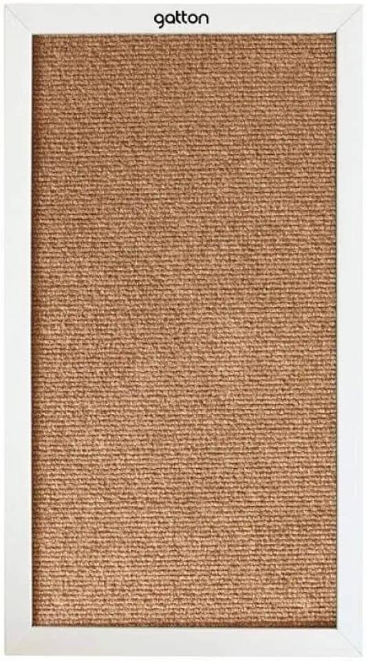 Gatton Arranhador Para Gatos Arranhador De Carpete Brinquedo Com Catnip Modelo Ronrock Branco