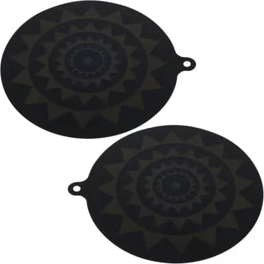 2 peças de silicone termocrômico protetor de placa de indução com gancho antiderrapante capa de fogão de indução antiarranhões reutilizável para fogão de indução de indução