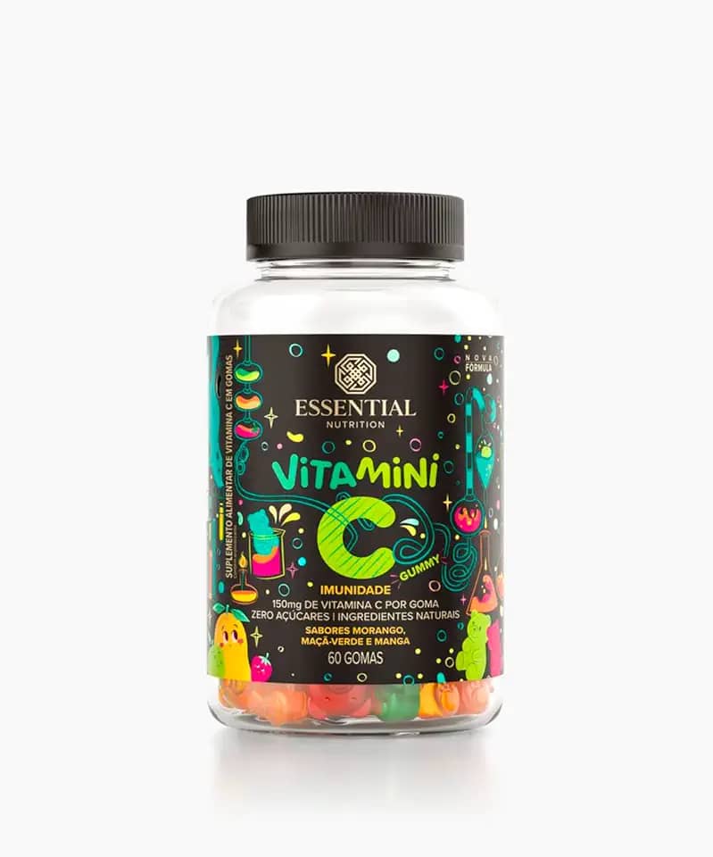 Vitamini C Gummy 150mg - 60 Gomas - Essential Nutrition