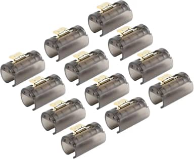 Clipes de lençol de cama 12 peças sem agulha | Prendedores de suporte de lençol impedem que o edredom se desloque, ABS