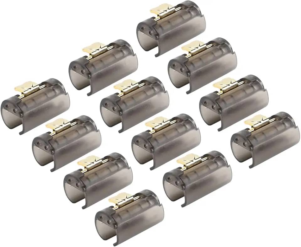 Clipes de lençol de cama 12 peças sem agulha | Prendedores de suporte de lençol impedem que o edredom se desloque, ABS