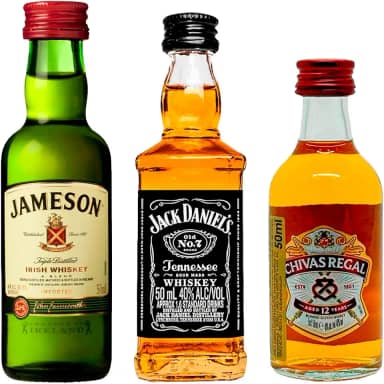 Kit Miniaturas Whiskies do Mundo 50ml