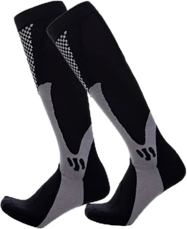 Meia de Alta Compressão Profissional Estimula Circulação Corrida Ciclismo Varizes Alívio